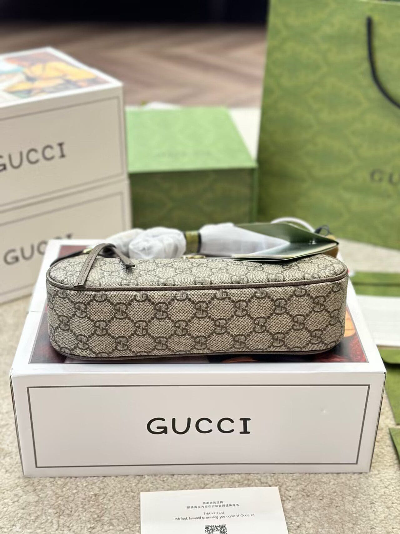 Gvc*1 OPHIDIA GG SMALL HANDBAG